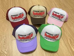 Sic casquette designer letters peint trucker cap fashion street casual baseball hat for men women