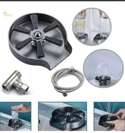 Kitchen Faucets KEMAIDI Rinser Cup Washer Coffee Cleaning Tool Bar Faucet Washing Pressure Spray Sink Automatic Accessories