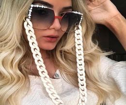 Fashion Sunglasses Chain Black And White String Trendy Eyeglasses Chains Eyewear Link 12pcslot4142510