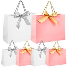 Gift Wrap 10 Pcs Delicate Simple Handles Fashion Wrapping Bags Gift Wrapping Bags Paper Gift Bags Gift Bags Present Bags 230316