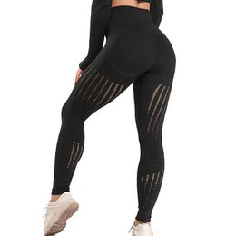 Yoga Outfit Women Gym Seamless Pants Sport Clothes Stretchy High Waist Athletic Exercise Fitness Push Up Leggings Activewear Tights