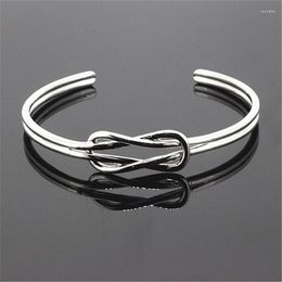 Bangle Luxury Men Anil Arjandas Bangles Silver Plated Colour Fashion Open Cuff / Bracelets Pulseiras Jewellery For Lovers