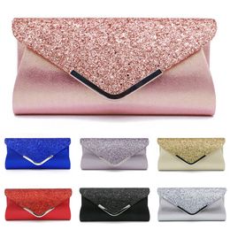 Evening Bags Fashion Lady Women Glitter Clutch Wallet Long Wedding Prom Purse Handbag 230316