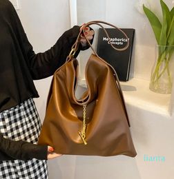 Designer-Evening Bags Trendy Wide Shoulder Strap Bucket Bag Ladies Large Capacity 2023 Fall Simple Pure Colour Female Black Main