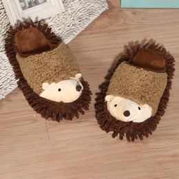 Slippers Novelty Mop Slippers Shoes House Dusting Floor Cleaning for Men Women 230316