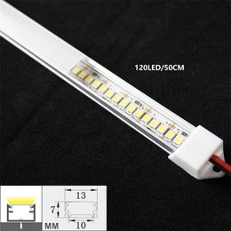 LED Strips 12VDC 50CM 20Inch Cabinet Bar Light 2835 2W 6W 9W Led Line Tape Under Counter Shelf Car Trunck Ceiling Rigid Linear Strip P230315