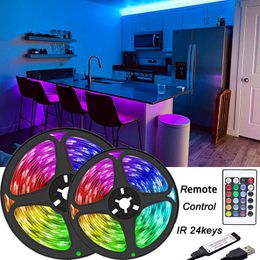 LED Strips SMD5050 LED Ice Lights TV Desktop Screen Backlight LED Strip Light Colour Change Bedroom Decoration DC5V 1m 2m 3m 4m 5m Luces LED P230315