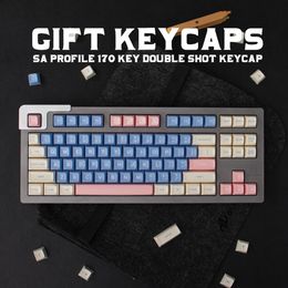 Gmk Gift 172 Keys Sa Profile Double Shot Keycap English Custom Personality Keycaps For Mechanical Keyboard 61/68/87/98/104