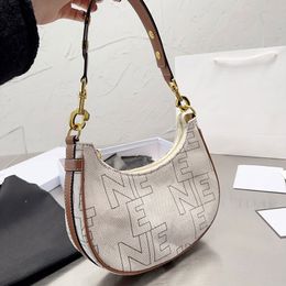 Canvas Half moon Hobo Underarm Bags Crescent Shoulder Shopping Bag Women Handbags Cross body Women Handbag Purse Plain Classic Pouch Adjustable strap