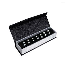 Stud Earrings Small Set For Women Daily Wearing Jewellery Fashion Star Heart Square Designer One Week Earings Bijoux Gift