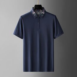 Men's Polos Luxury brand embroidered mercerized cotton short sleeved t-shirt men's high-end Paul POLO shirt men's summer fashion casual top 230316