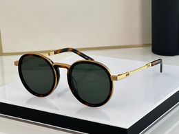 Sunglasses For Men Women Summer Designers H020 Style Anti-Ultraviolet Retro Plate Oval Frame Random Box 020