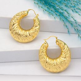 Hoop Earrings For Women Trending Products Modern Women's 2023 Copper Brass Fashion Jewellery Accessories Party