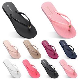 2023 Fashion Slippers Beach shoes Flip Flops womens green yellow gold orange navy bule white pink brown red summer sport sneaker size 35-38