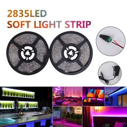 LED Strips 12V 2835 LED Strip Soft Light With Single Panel Multi-Color Atmosphere Light USB Bedroom Kitchen Garland Ribbon Outdoor Lighting P230315