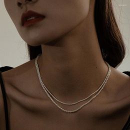 Chains Women Choker Necklace Starry Wedding Bride Clavicle Chain Necklaces Girl Female Collar Jewelry Shiny Gypsophila
