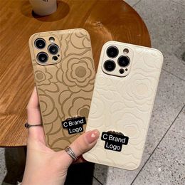 Leather Designer Phone Cases For iPhone 14 14 plus 13 12 11 Pro Max 14Pro 14Plus 13Pro 13ProMax 12ProMax Letter Mobile Back Cover Luxury C D iphone Case