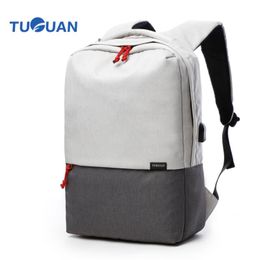 Backpack 2023 Korean Style TUGUAN Brand Unisex Men 15.6 Laptop School Backpacks Women Fashion Bags For Teenager Boys And Girls