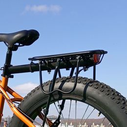 Bike Frames Love free bicycle luggage rack Aluminium alloy mountain snowmobile package 50kg 230316