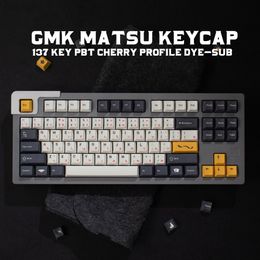 GMK Matsu Large Set Cherry Profile DYE-SUB PBT Keycap Japanese/English Custom Personality Keycaps For Mechanical Keyboard 61/64
