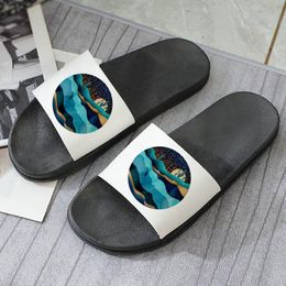 Slippers Landscape Pattern Women 2023 Spring Summer Vouge Harajuku Outdoor Female