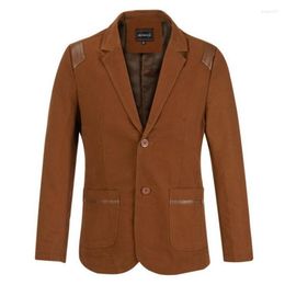 Men's Suits Men Blazer Fashion Casual Cotton Slim Suit Male Jacket Blazers Asia Size M-6XL More Style