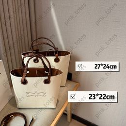 Canvas Designer Handbag Stylish Shopping Bags Womens Fashion Crochet Handle Luxury Tote Shopping Totes Classical Pattern For Women Outdoor