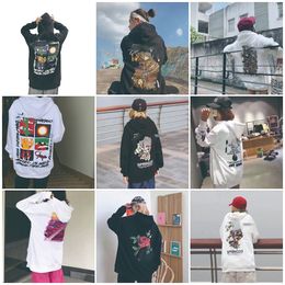 2023 Designer hoodie womens sweatshirt Clothing Womens hoody Flower Front Printed fashion brand Long Sleeve Coat Hooded Summer High Street Trend t8rZ#