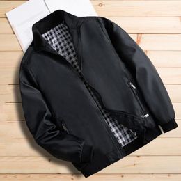 Men's Jackets 2023 Spring Autumn Men Business Thin Winter Casual Fleece Windproof Wear-resistant High Quality Jacket