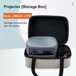 Smart Remote Control EVA Hard Carrying Travel Bag Small AI Voice Intelligence Storage Box Shockproof Home Projector Case for JMGO J10s 230316