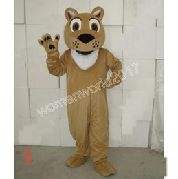 Professional Cartoon Lion Mascot Costume Simulation Cartoon Character Outfits Suit Adults Outfit Christmas Carnival Fancy Dress for Men Women