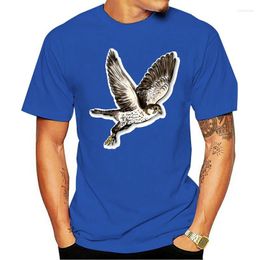 Men's T Shirts Falcon Birds Animal Shirt Make Own Design Dress Summer Autumn Tops Custom Tee Cotton Fabric Clothes