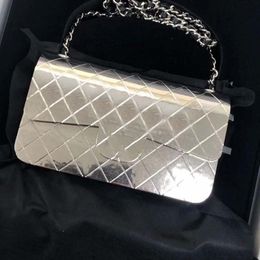 Designers S9045 Sier Bag Shoulder Handbags Fashion Crossbody Messenger Girl Cross Body Clutch Purse Wallet Women Solid Colour Classic Metal Bag Atmospheric