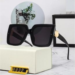 Fashion Classic design Polarised 2023Luxury Sunglasses For Men Women Pilot Sun Glasses UV400 Eyewear Metal Frame Polaroid Lens 8932 With box and Case