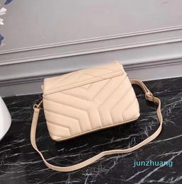 loulou y bag small size 20cm purse crossbody handbag mini purse lady flap fashion leather bags 2023