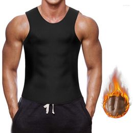 Men's Body Shapers Men Neoprene Waist Trainer Weight Loss Sauna Sweat Vest Compression Shaper Workout Shirt Sport Gym Clothing 2023