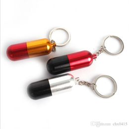 Smoking Pipes Hanging chain retractable removable metal pipe portable mini craft gift pipe