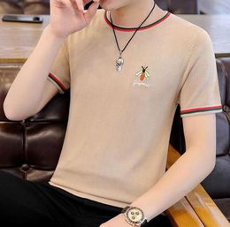 Men's T-Shirts Short-sleeved Designer Tops Women Oversized T shirt Casual Knitted Breathable Blouse High Quality New Official Soft Men's short