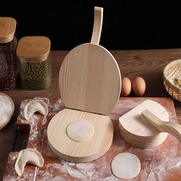 Wood face pressing tools Face pressing tools dumpling skin making moulds kitchen baking pastry tools kitchen accessories
