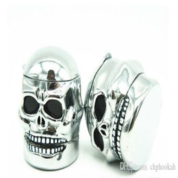 Smoking Pipes 3 Layers of Removable TOBACCO GRINDER Metal Skull Teeth TOBACCO GRINDER Tobacco Grinder.