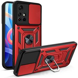 Car Mount Hybrid Kickstand Ring Cases for Xiaomi Mi Redmi Note 12 Pro Plus A1 Poco M5 12T 11T 10 Lite F4 K40S 10C M4 X4 12X F3 X3 K40 Gaming Case Protector Shell Cover