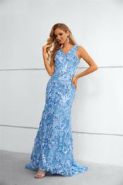 Special Occasion Dresses temperament dress fashion mermaid waist show thin evening Prom dress M301103