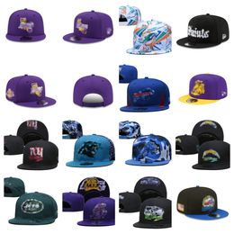 Designer hats Wholesale All Teams Logo Snapbacks hats unisex Cotton Embroidery Football Baskball Closed Mesh flex Beanies Fisherman Hat Hip Hop Sport Snapback cap