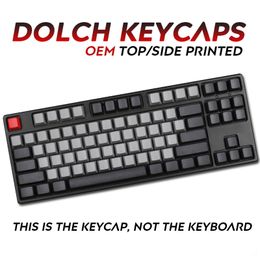 Keyboards cosai bfilco minila 104 keys Pbt dolch keycap Top/side Printed For Mechanical Keyboard Full Set Dolch Keycaps keys