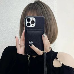 Designer Cell Phone Cases For Iphone 13 Pro Max Case 14 Plus 12 11 Iphone Case Women Fashion Handbag Case Phone Shell With Card Pocket