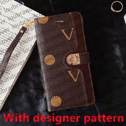 Top Designer Leather Phone Cases For iPhone 15 14 Pro Max 13 12 Mini 11 Xs XR X 8 7 14Plus Samsung galaxy S23 ultra S22 S21 S20 Back Cover With Card Pocket Wallet Flip Case