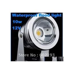 Underwater Lights Led Light 12V 10W Waterproof Floodlight Lamp White Or Warm Energy Saving Drop Delivery Lighting Outdoor Dhasy