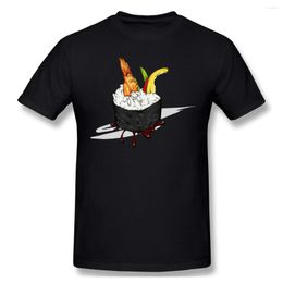 Men's T Shirts Roll With Shrimp And Pepper Gift Cartoon Graphic Cool Short Sleeve T-Shirt Top