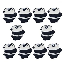 Brooches 10pcs Proud Panda For Women's Clothing Enamel Pins Bag Clothes Lapel Pin Anime Badge Jewellery Gift Friends/Men