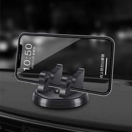 Cell Phone Mounts Holders New 360 Degree Rotate Car Phone Holder Dashboard Bracket Smart Phone Support Rotatable Simple Car GPS Bracket Car Accessories P230316